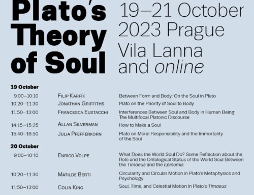XIVth Symposium Platonicum Pragense on Plato’s Theory of Soul